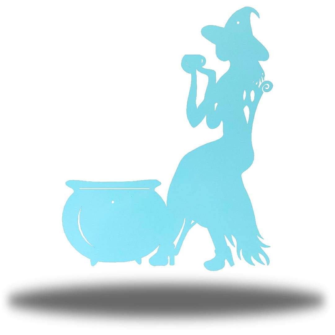 Riverside Designs-Cauldron Witch-Metal Wall Art Décor
