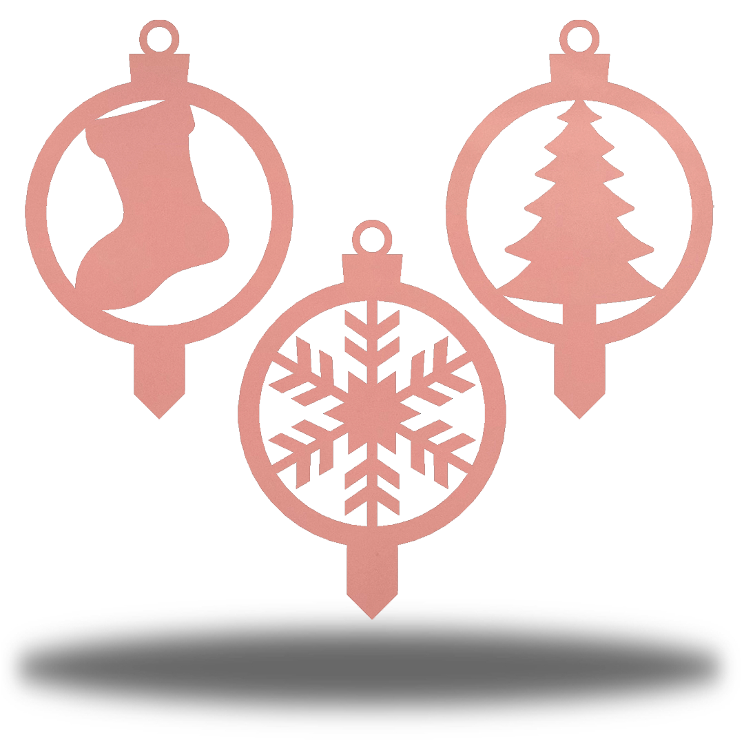 Riverside Designs-Christmas Ornament Stake Bundle-Metal Wall Art Décor