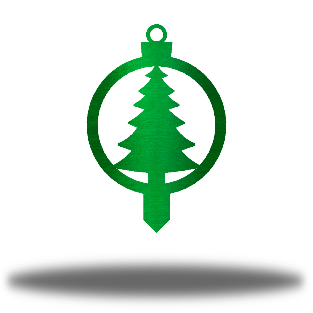 Riverside Designs-Christmas Tree Ornament Stake-Metal Wall Art Décor