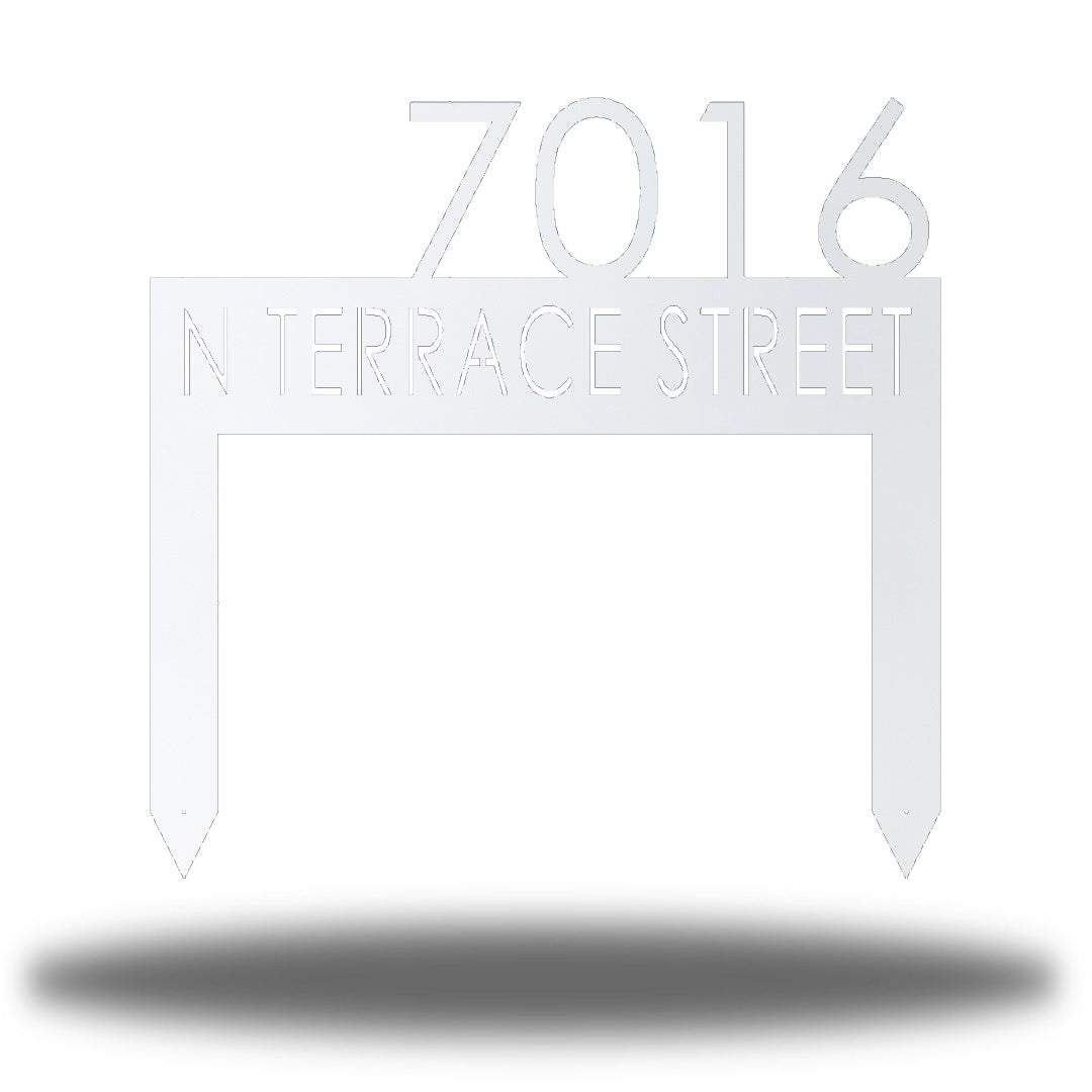 Riverside Designs-Classic Address Stake-Metal Wall Art Décor