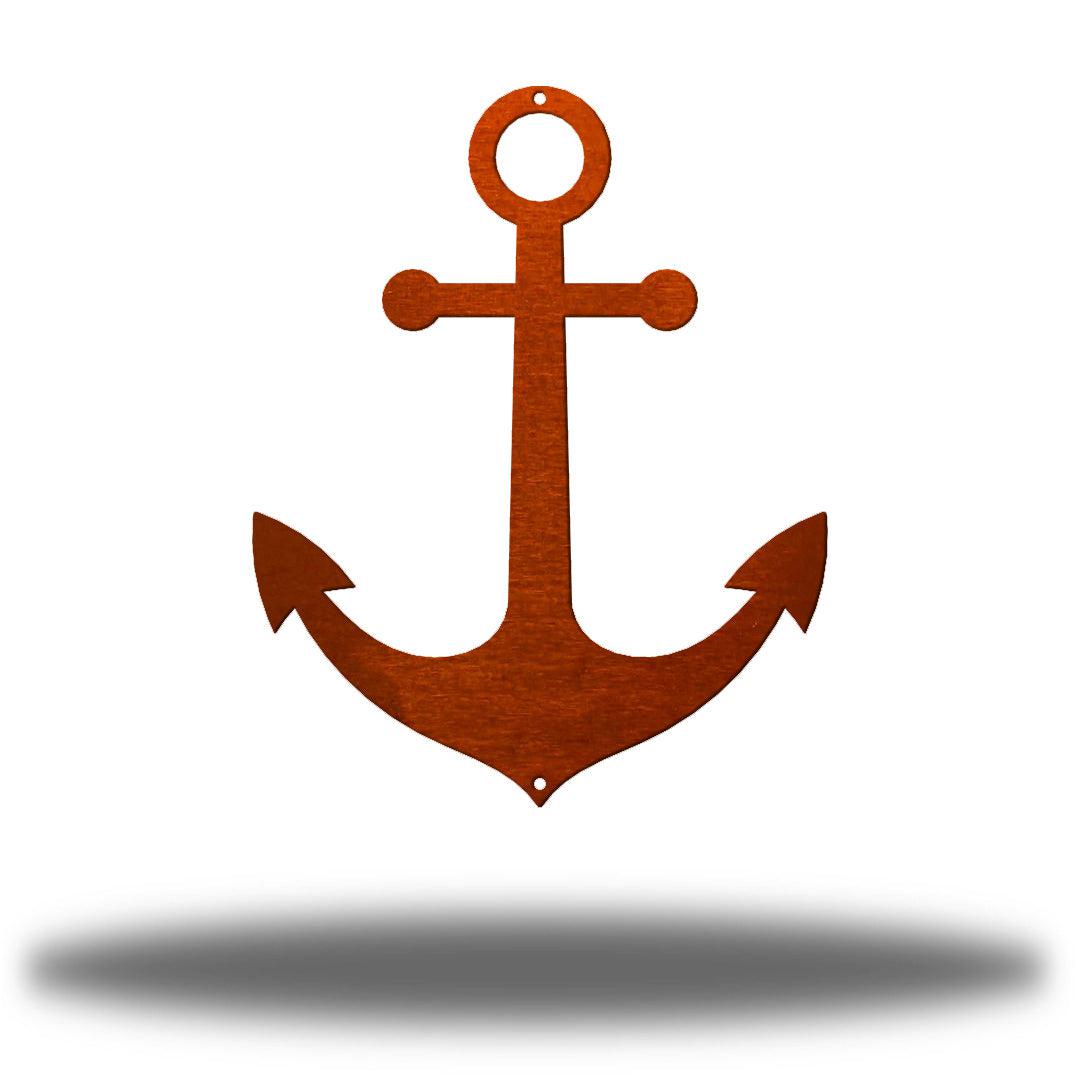 Riverside Designs-Coastal Anchor-Metal Wall Art Décor