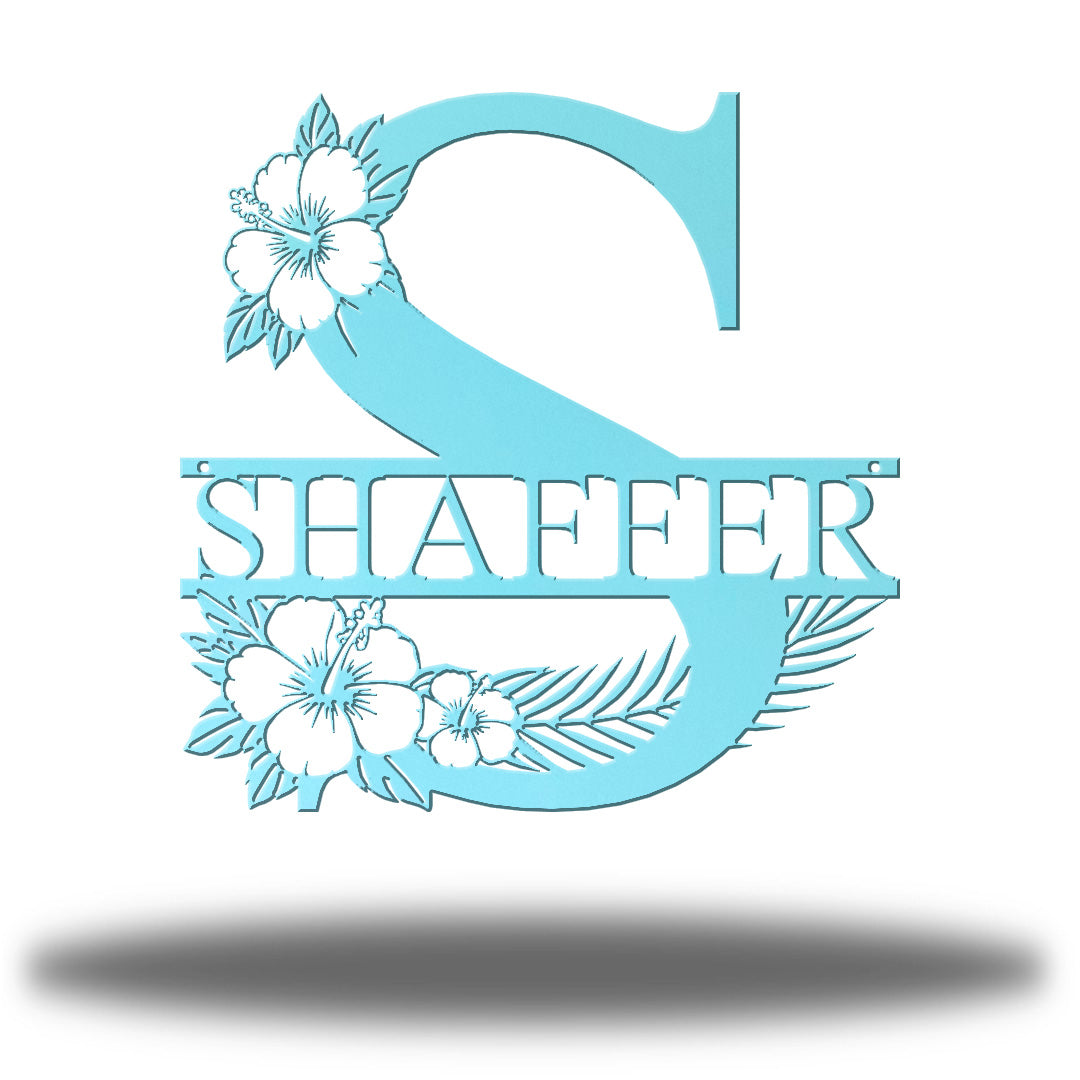 Coastal Split Letter Monogram