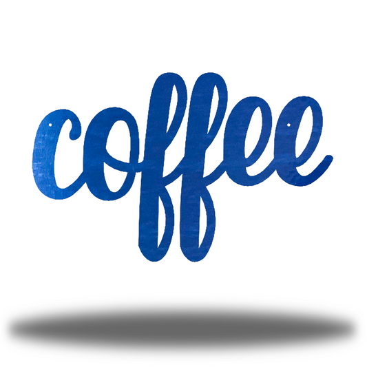 Riverside Designs-Coffee Word-Metal Wall Art Décor