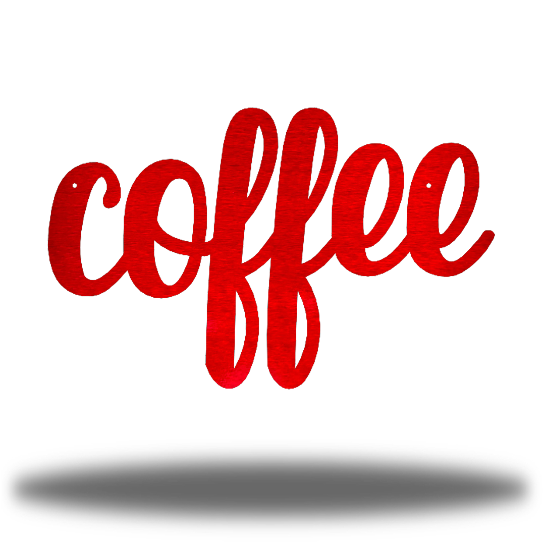 Riverside Designs-Coffee Word-Metal Wall Art Décor