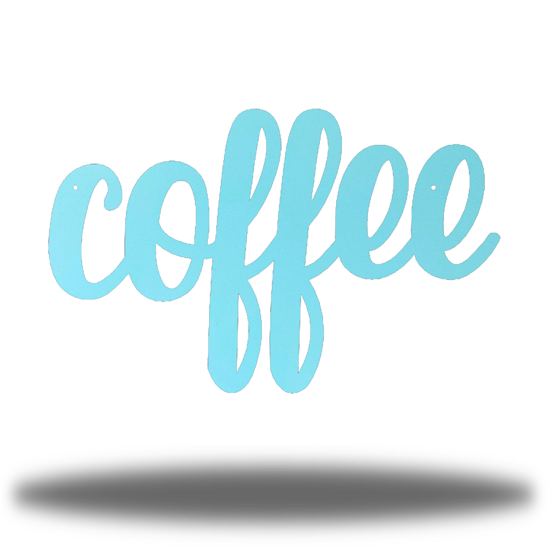 Riverside Designs-Coffee Word-Metal Wall Art Décor