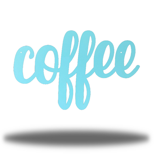 Riverside Designs-Coffee Word-Metal Wall Art Décor