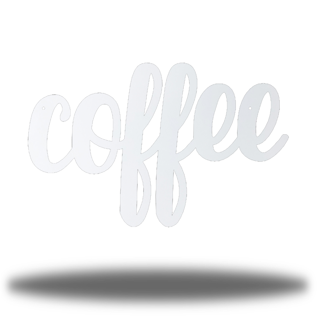 Riverside Designs-Coffee Word-Metal Wall Art Décor