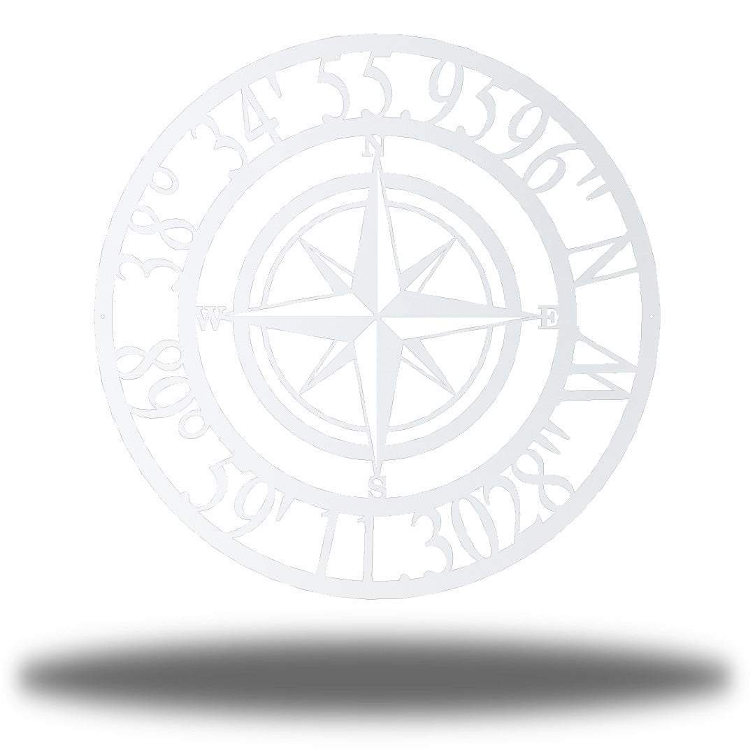 Riverside Designs-Compass Monogram-Metal Wall Art Décor