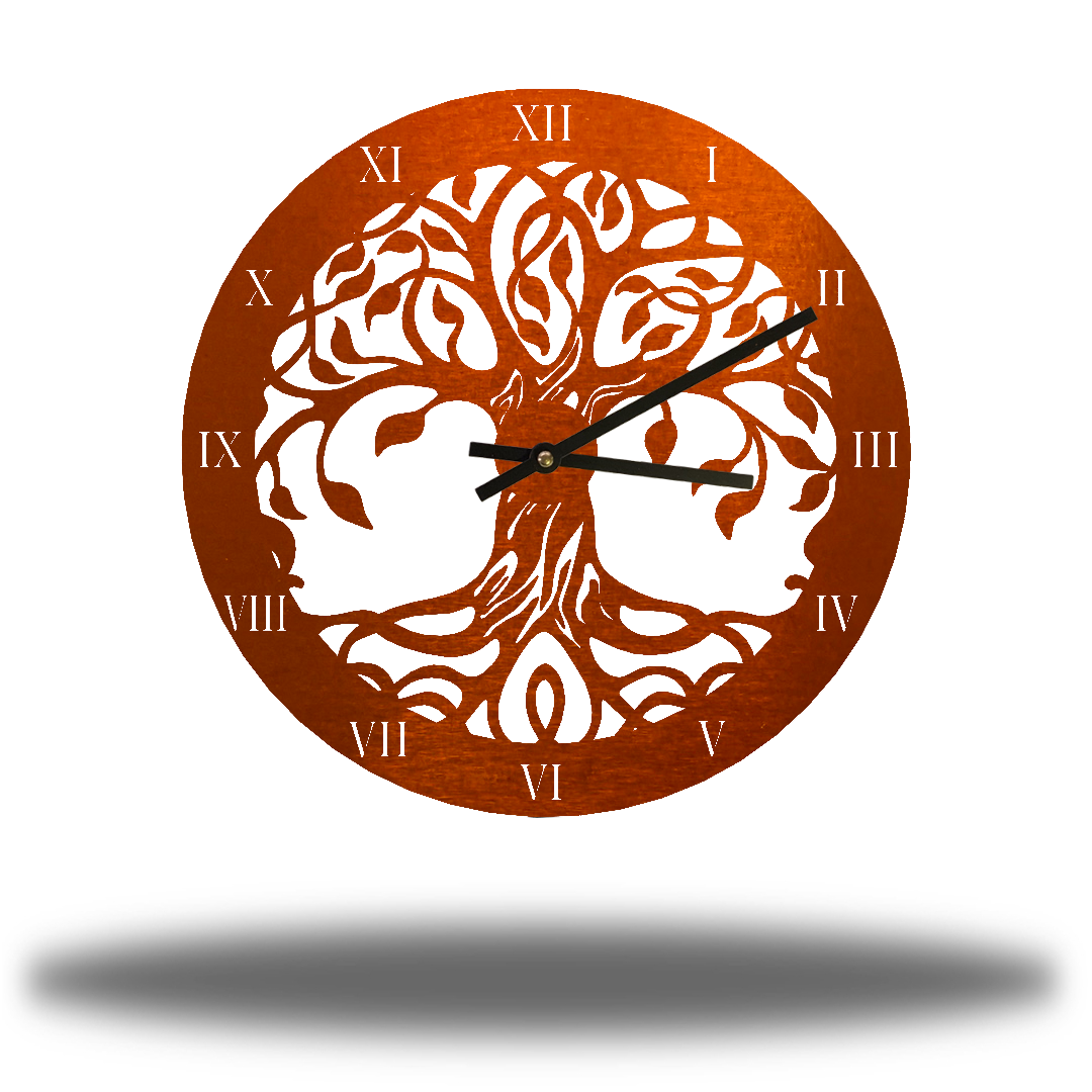 Riverside Designs-Tree of Life Clock-Metal Wall Art Décor