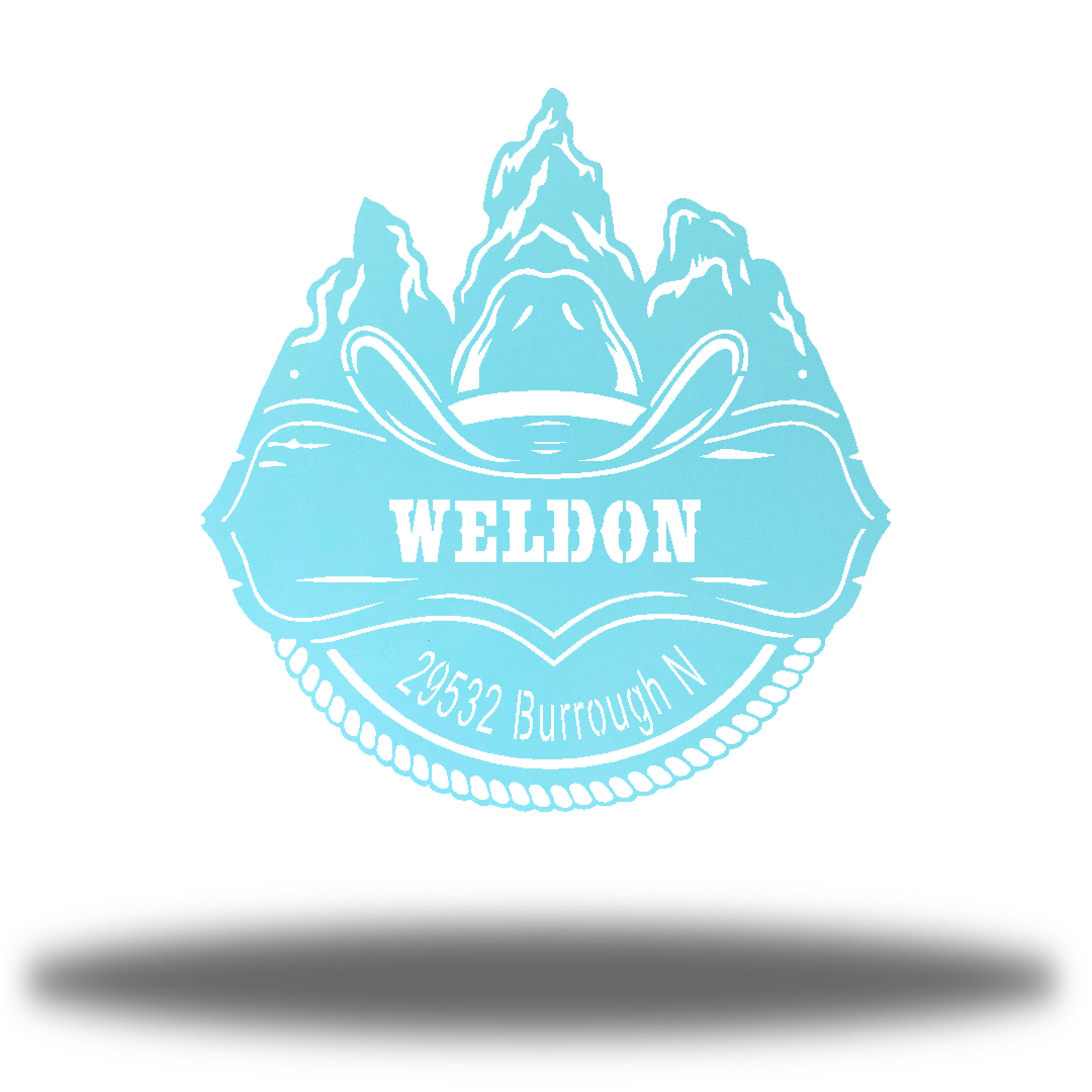 Riverside Designs-Cowboy Monogram-Metal Wall Art Décor