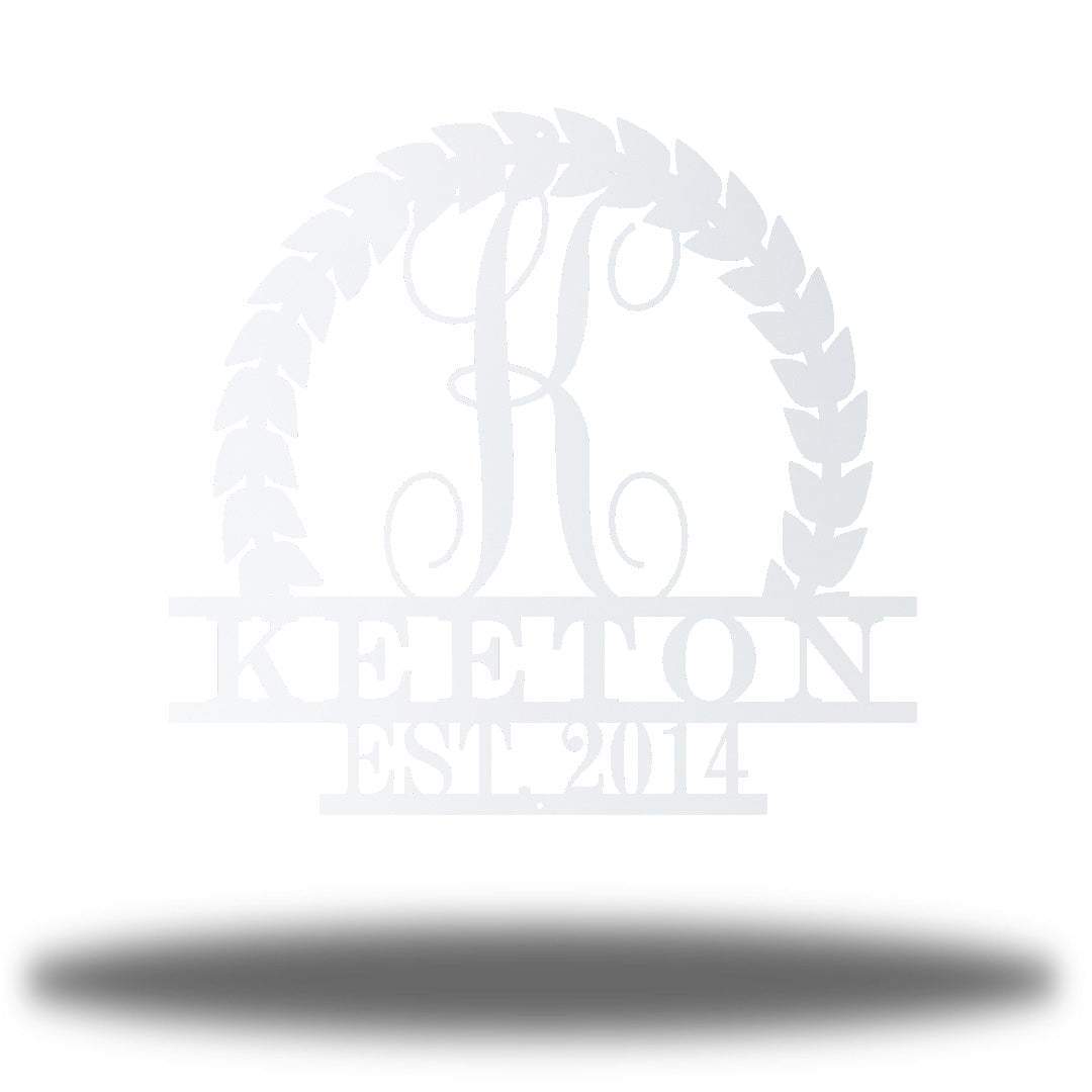 Riverside Designs-Decorative Monogram-Metal Wall Art Décor