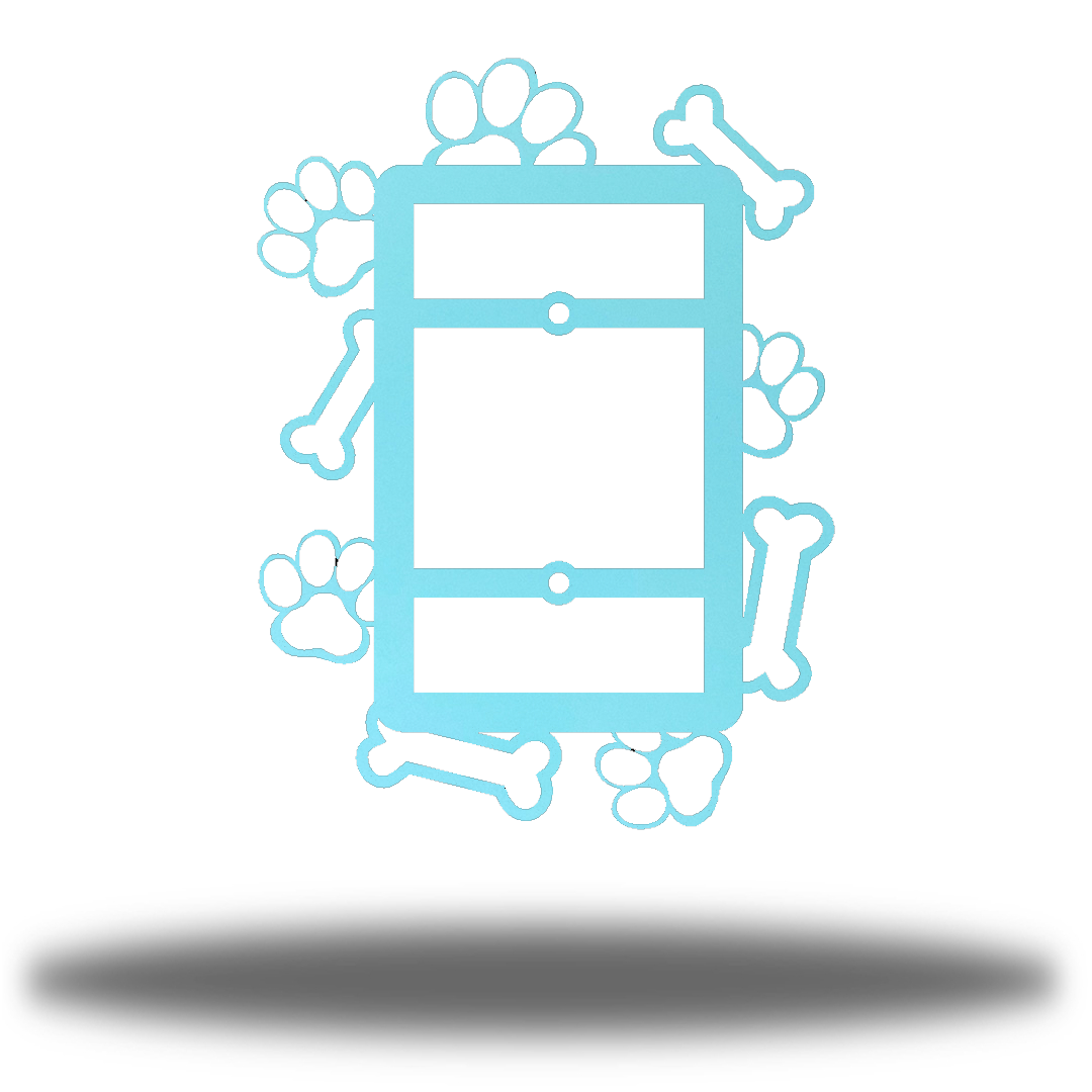 Riverside Designs-Dog Paw Light Switch Cover-Metal Wall Art Décor