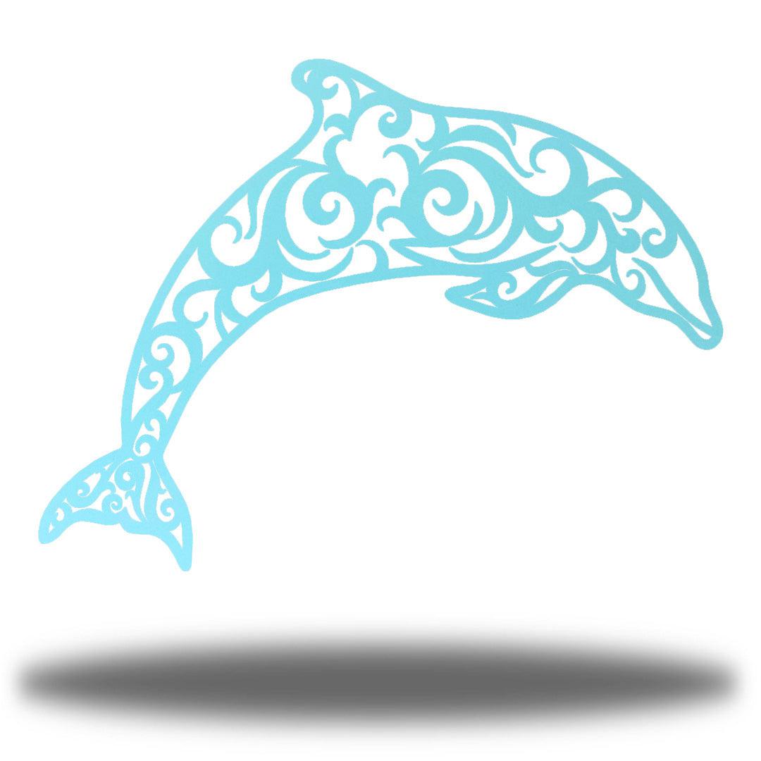 Riverside Designs-Dolphin Swirl-Metal Wall Art Décor