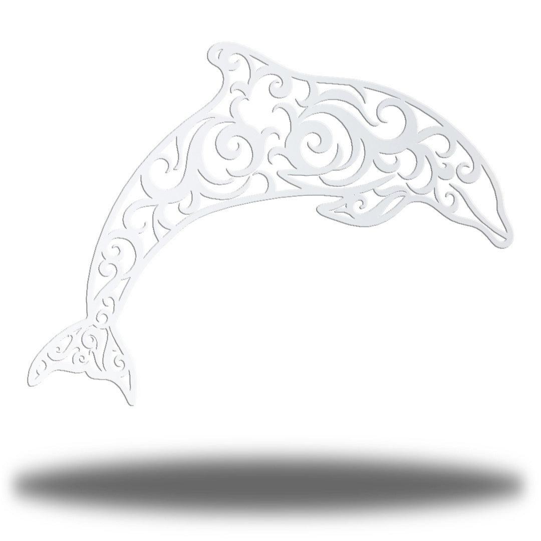 Riverside Designs-Dolphin Swirl-Metal Wall Art Décor