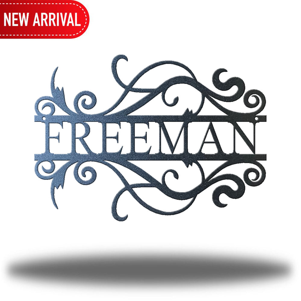 Elegant Split Monogram