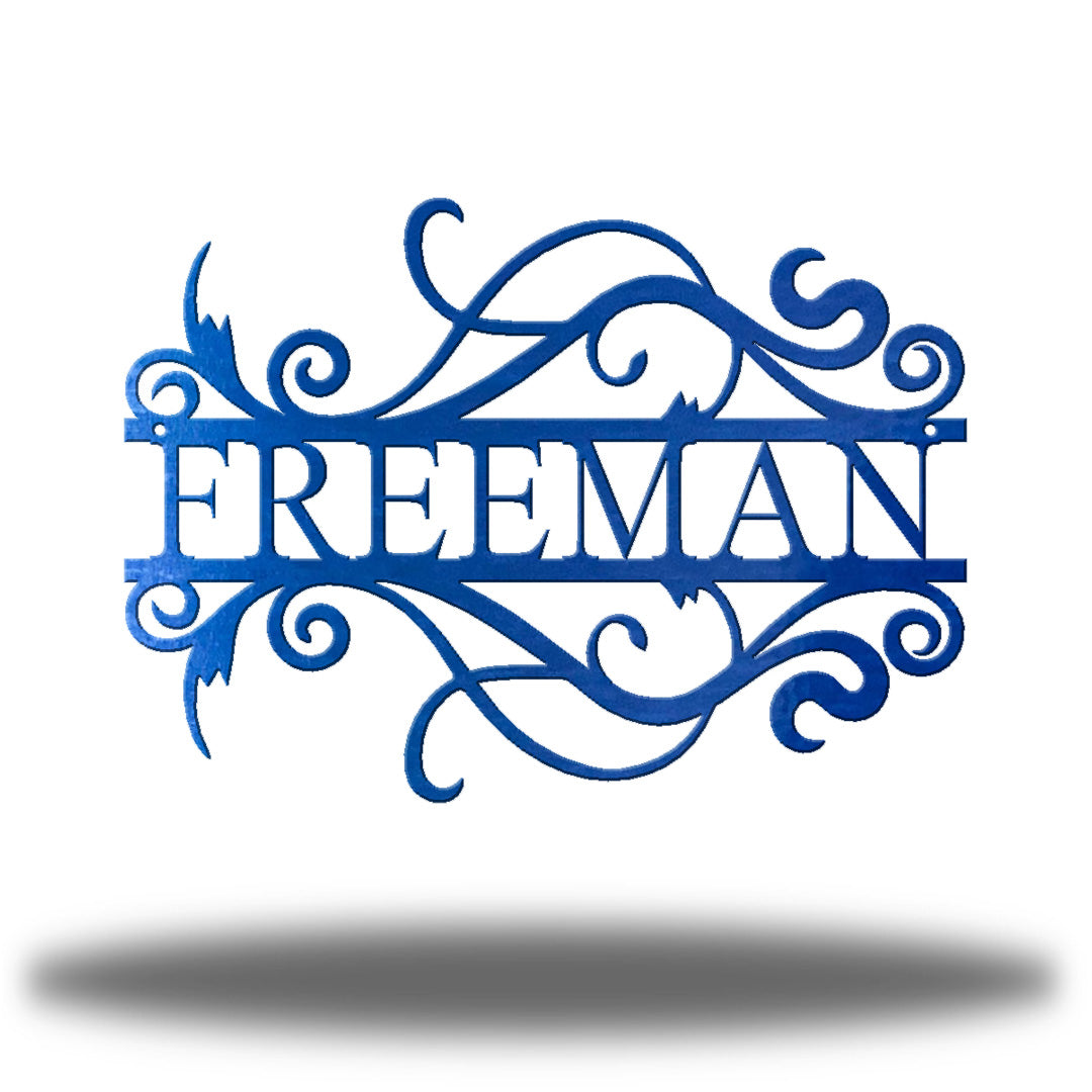 Elegant Split Monogram