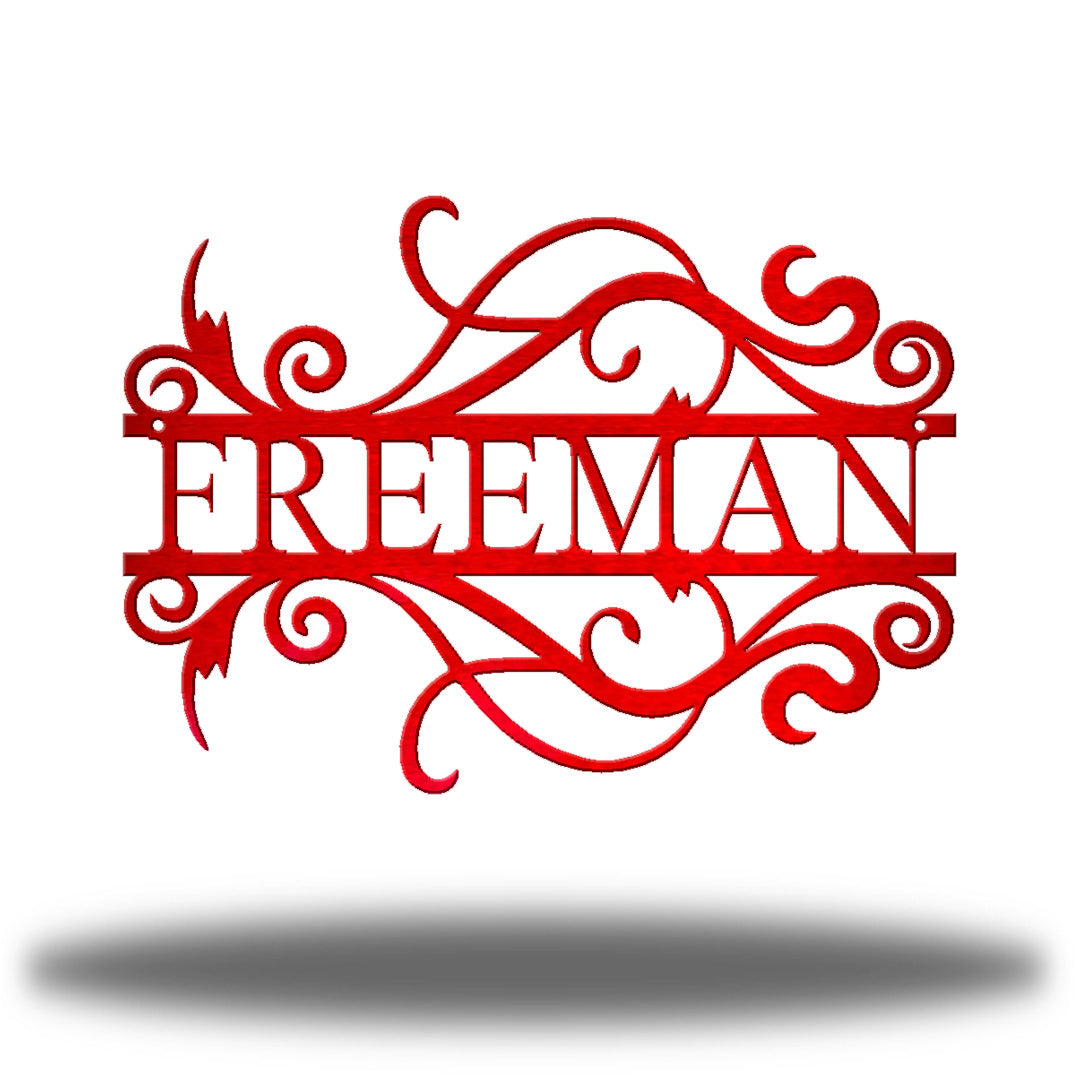 Elegant Split Monogram