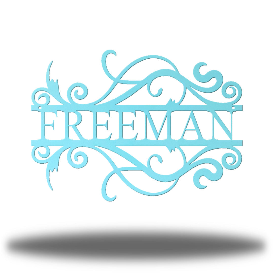 Elegant Split Monogram