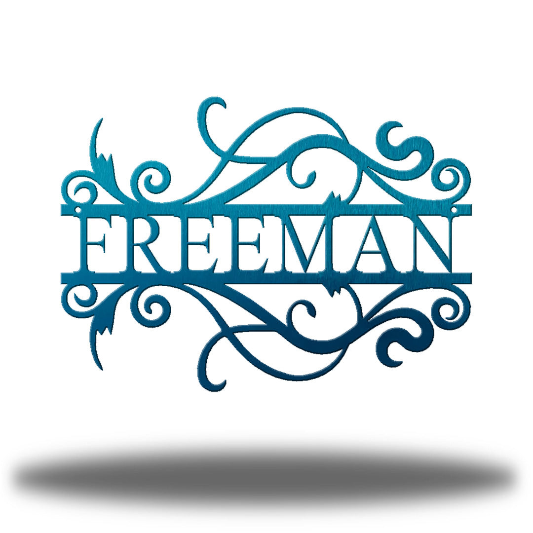 Elegant Split Monogram