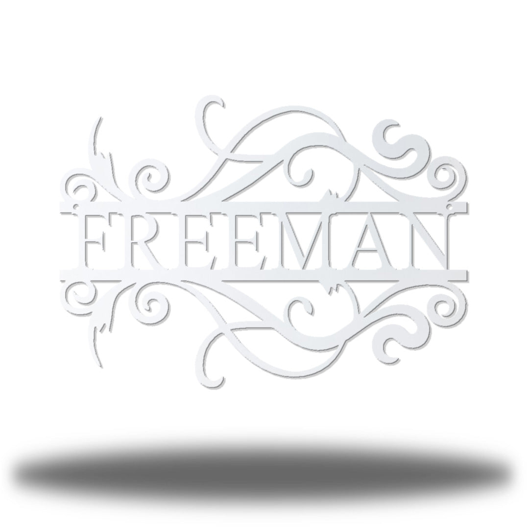 Elegant Split Monogram