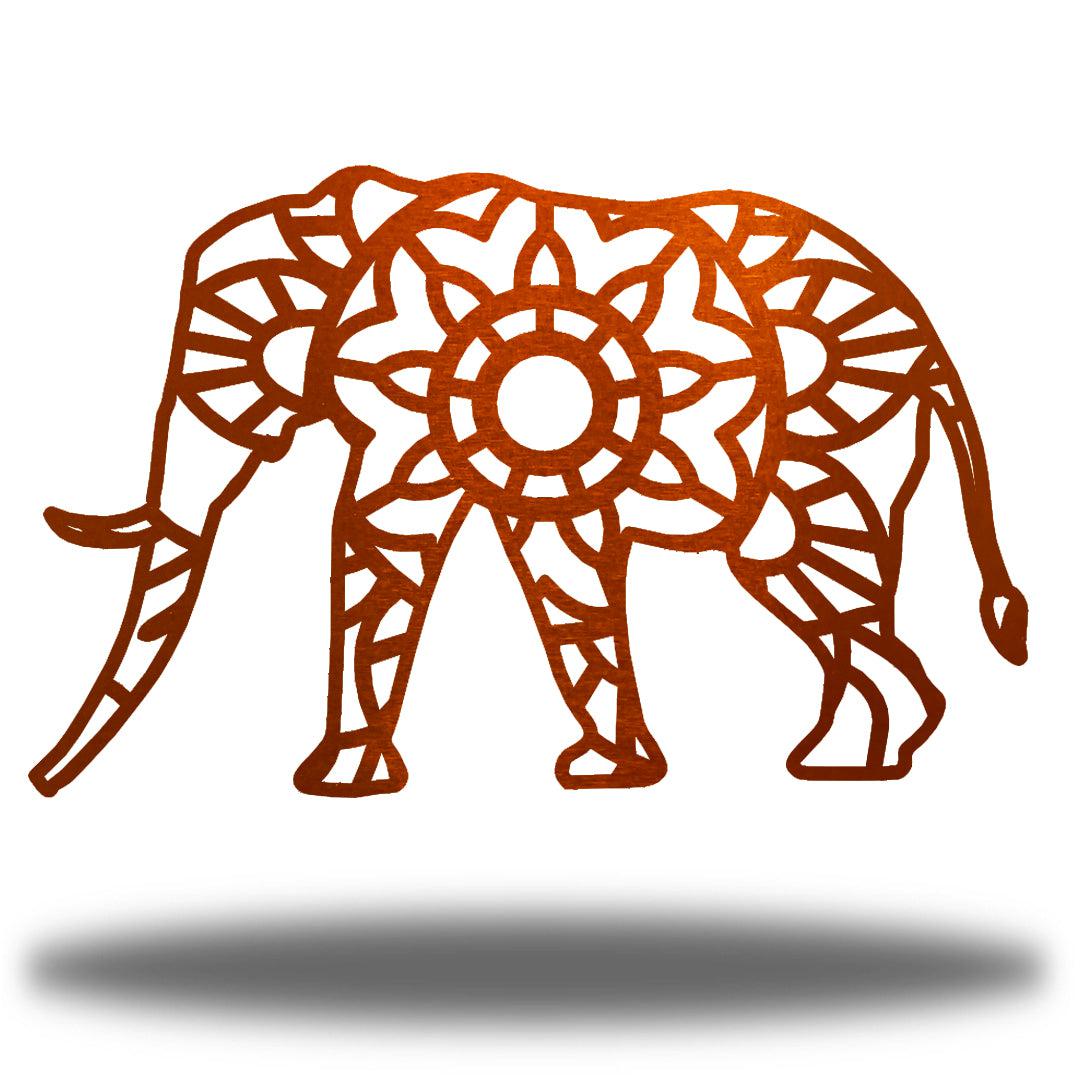 Riverside Designs-Elephant Mandala-Metal Wall Art Décor