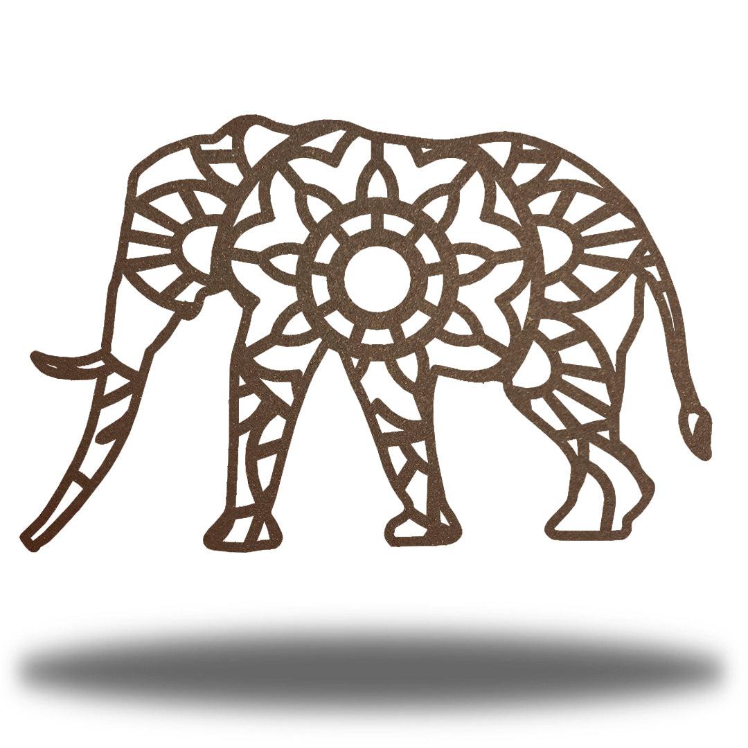 Riverside Designs-Elephant Mandala-Metal Wall Art Décor