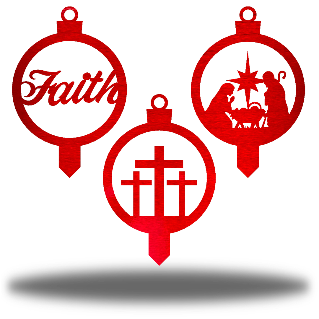 Riverside Designs-Faith Ornament Stake Bundle-Metal Wall Art Décor