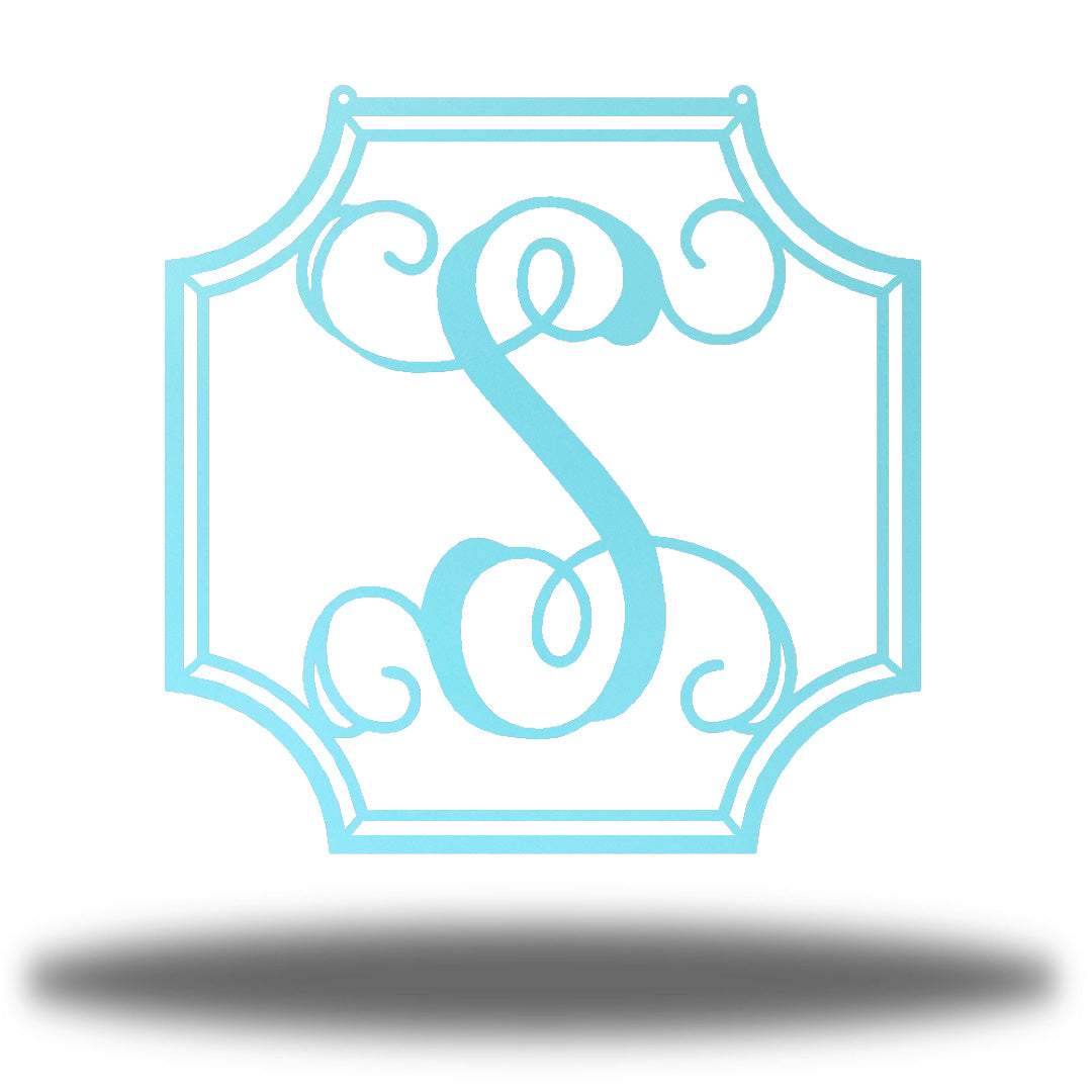 Riverside Designs-Fancy Vine Monogram-Metal Wall Art Décor