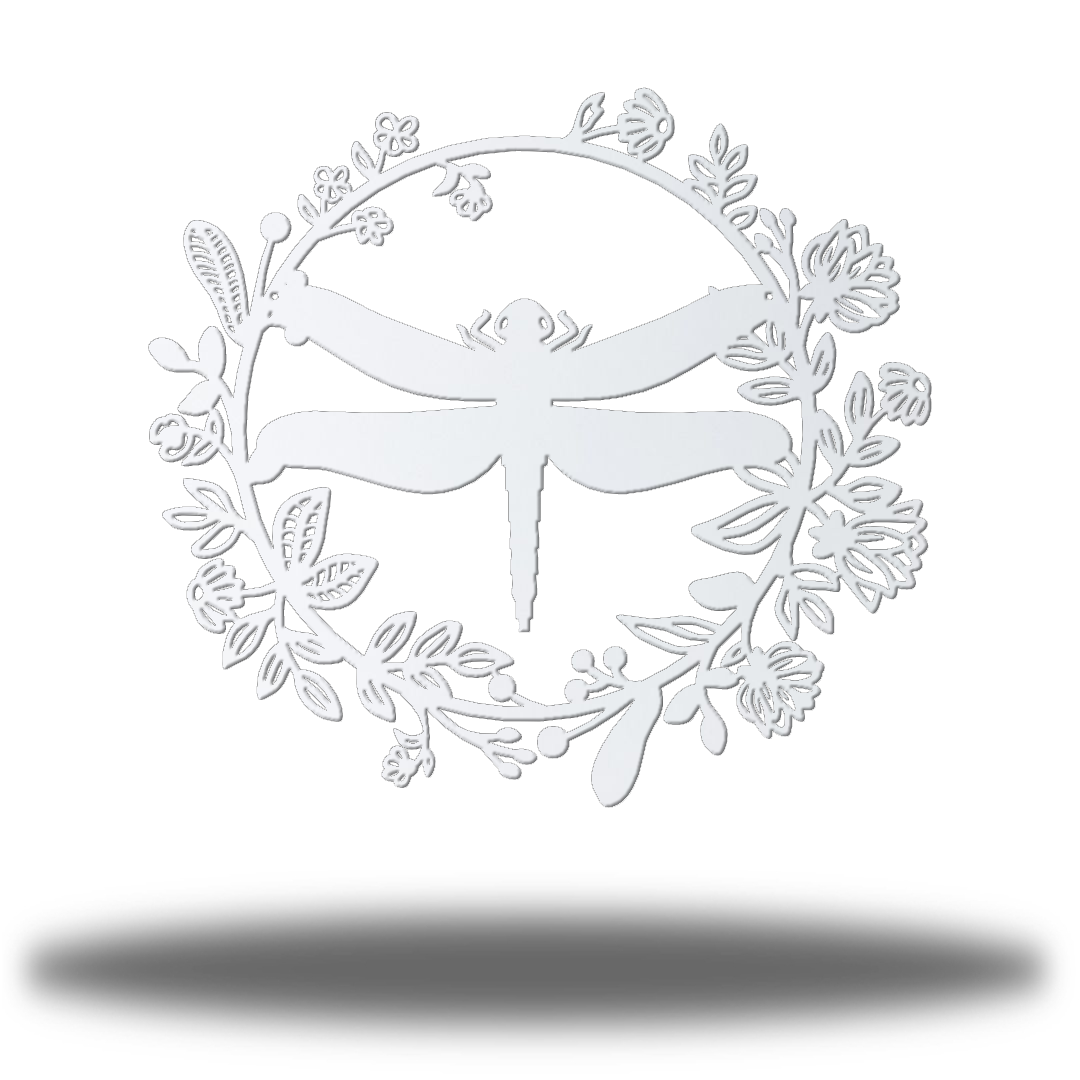Riverside Designs-Floral Dragonfly-Metal Wall Art Décor