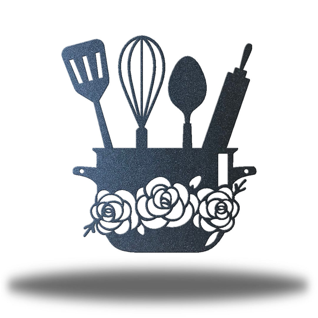 Floral Kitchen Sign