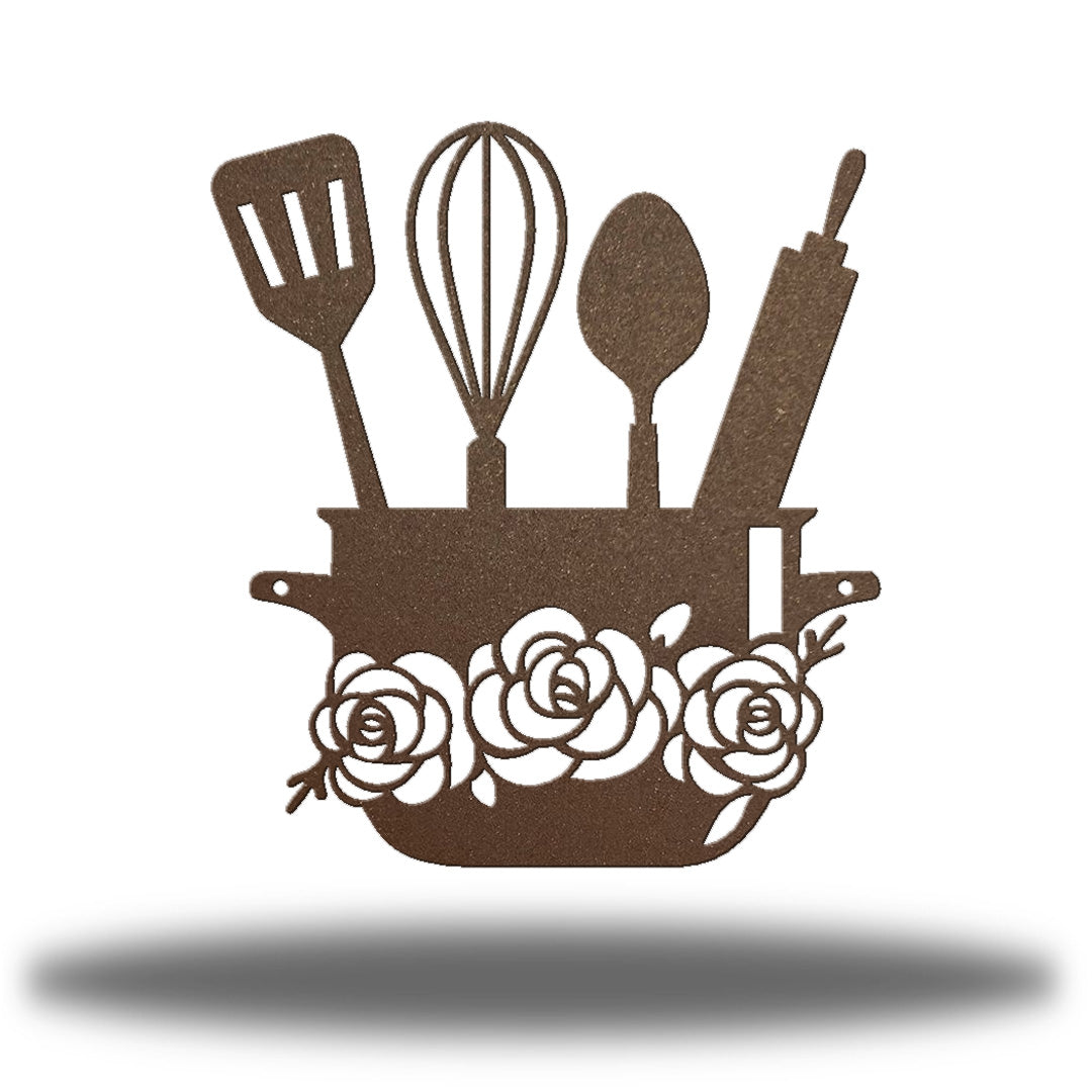 Floral Kitchen Sign