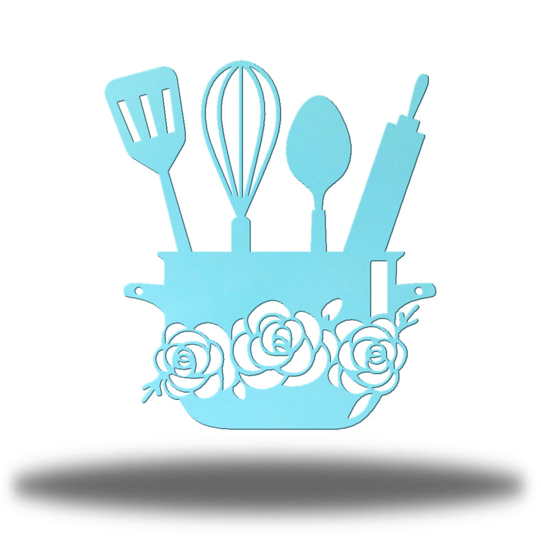 Floral Kitchen Sign