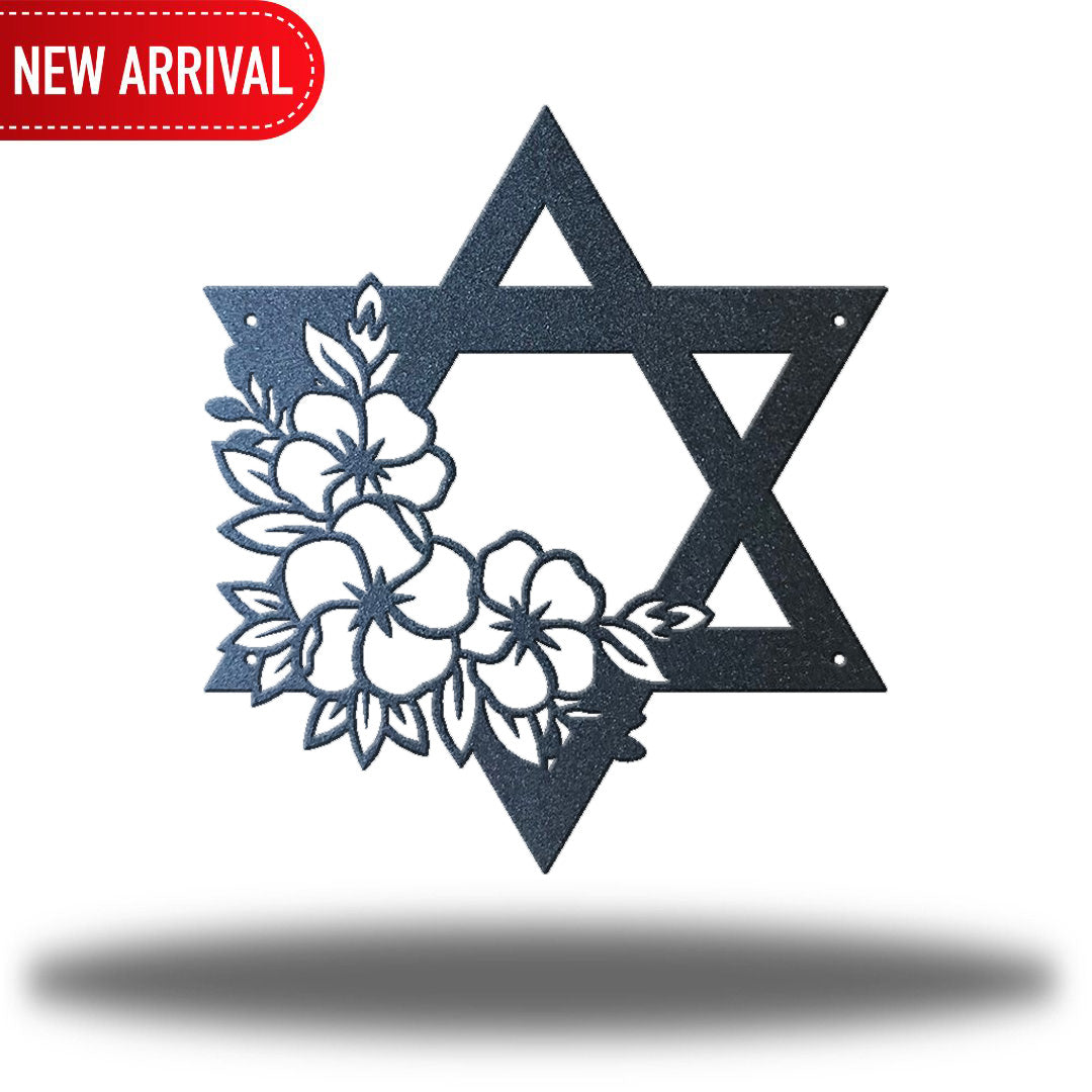 Floral Star of David