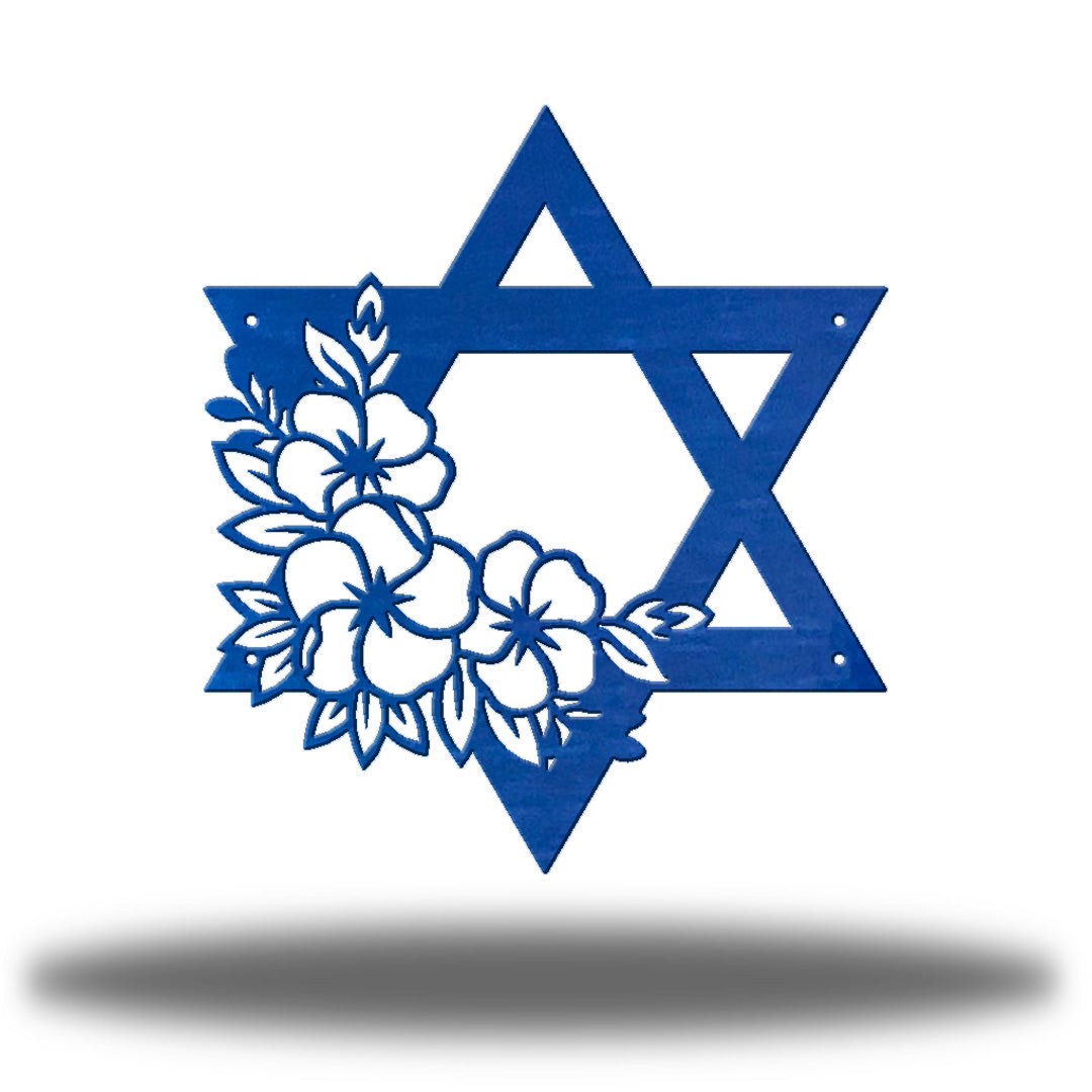 Floral Star of David