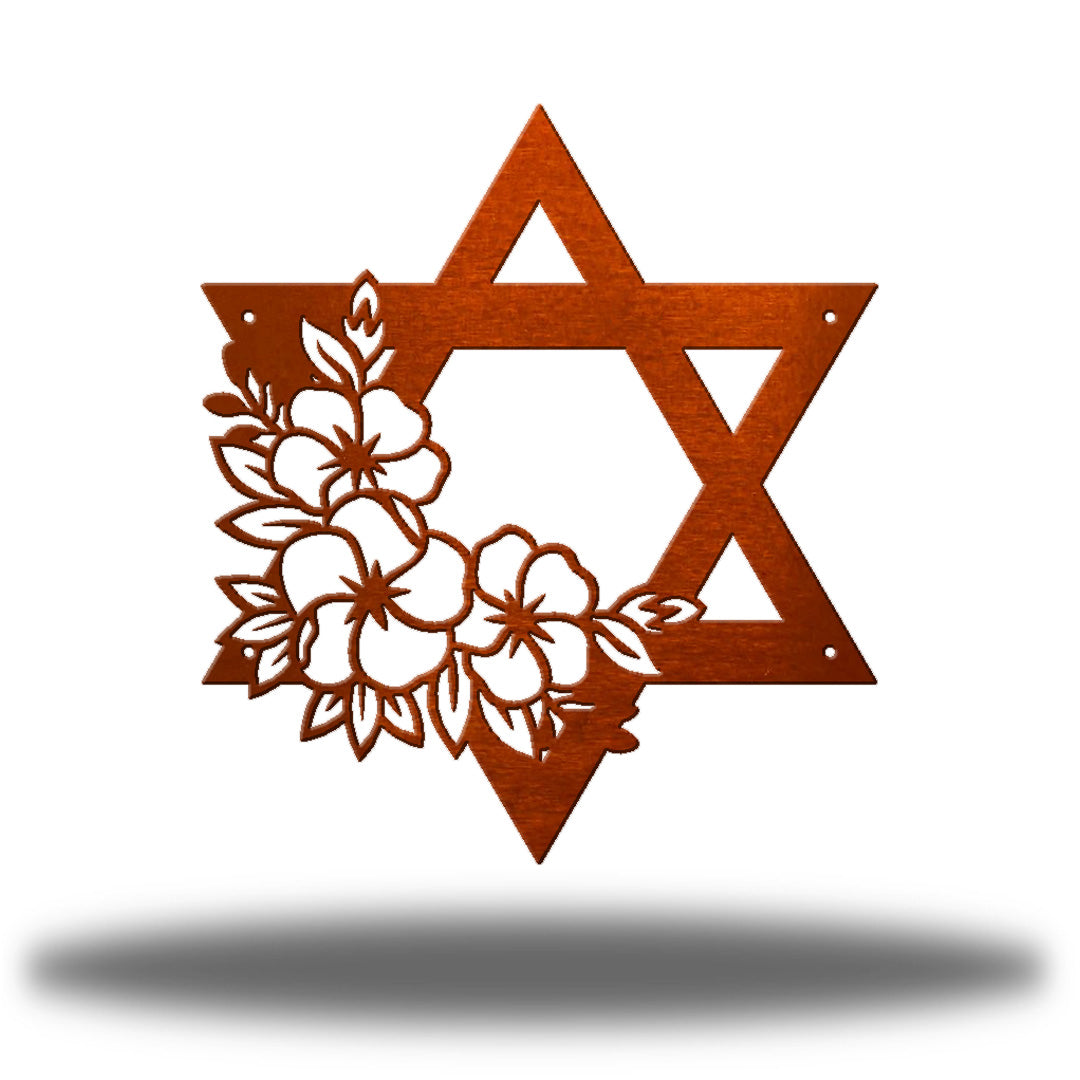 Floral Star of David