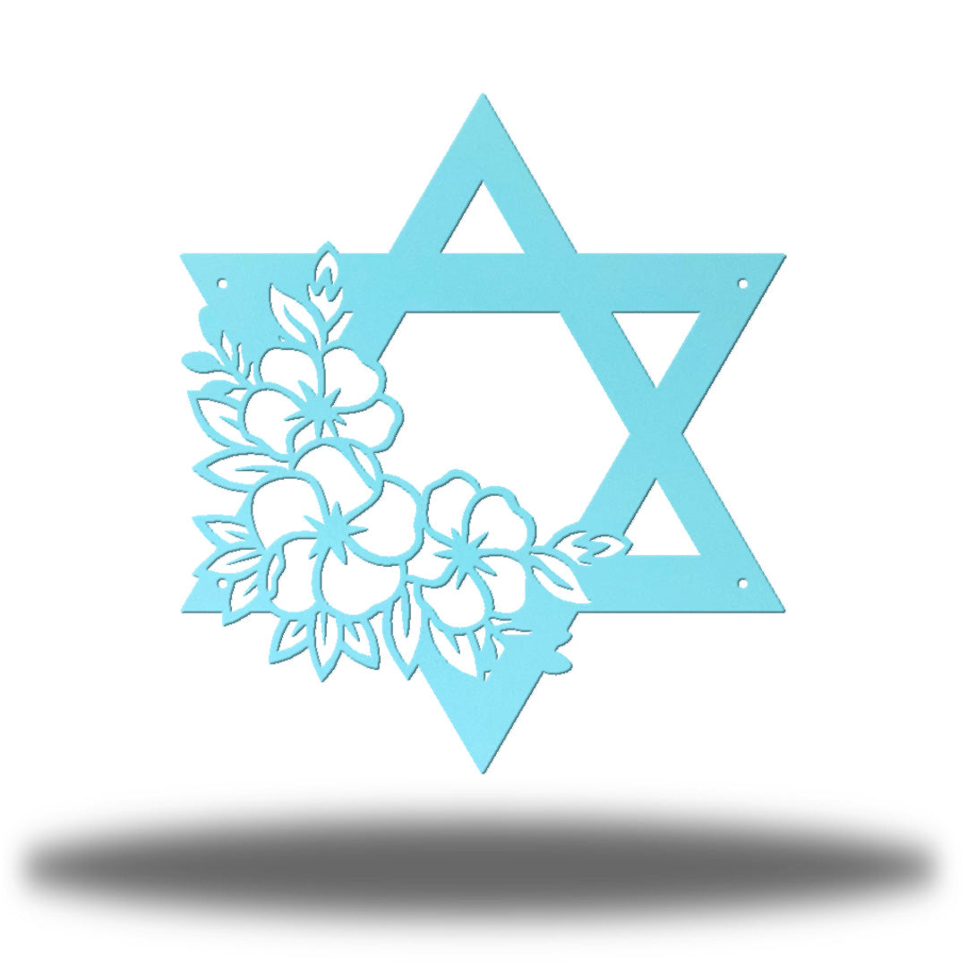 Floral Star of David