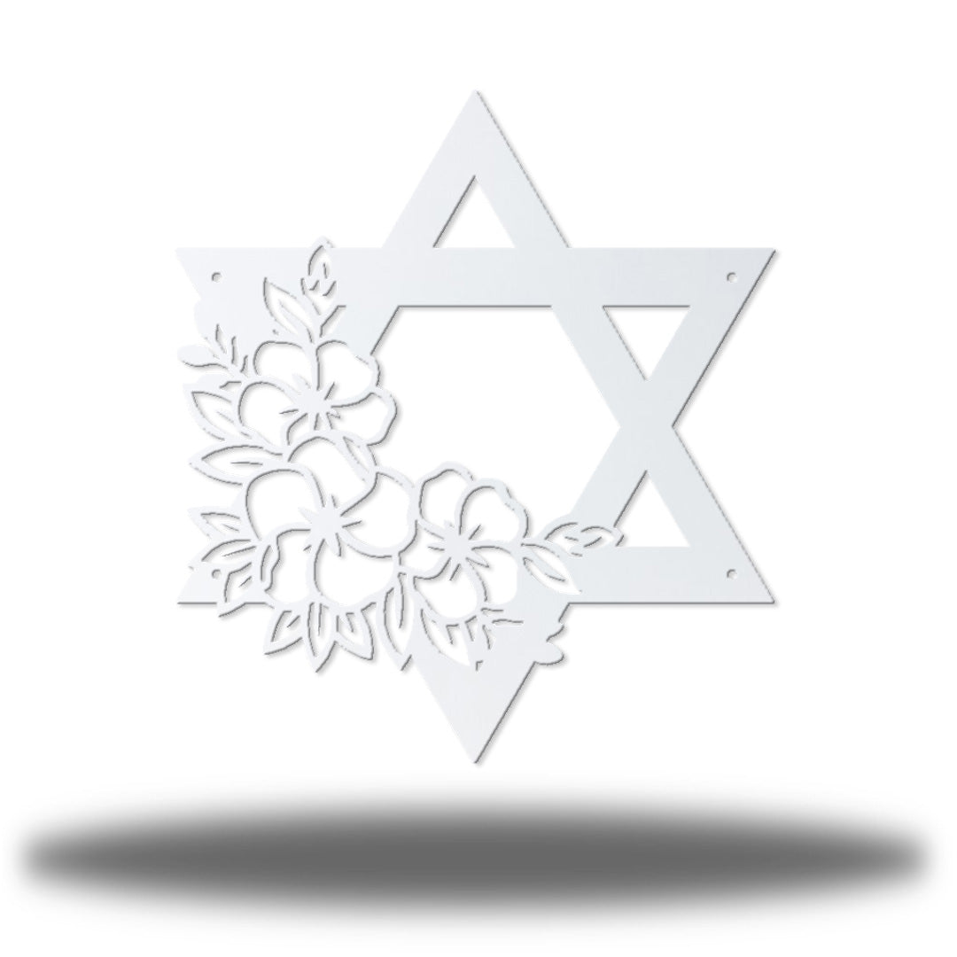 Floral Star of David