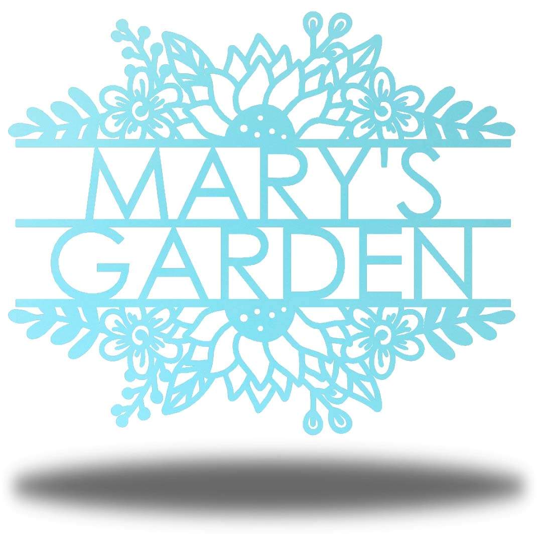 Riverside Designs-Floral Garden Monogram-Metal Wall Art Décor