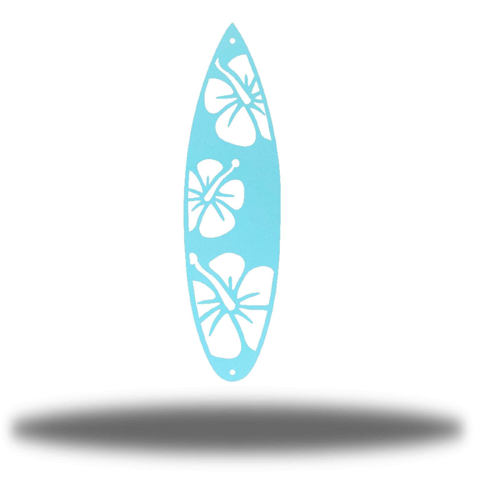 Riverside Designs-Flower Surfboard (CLEARANCE)-Metal Wall Art Décor