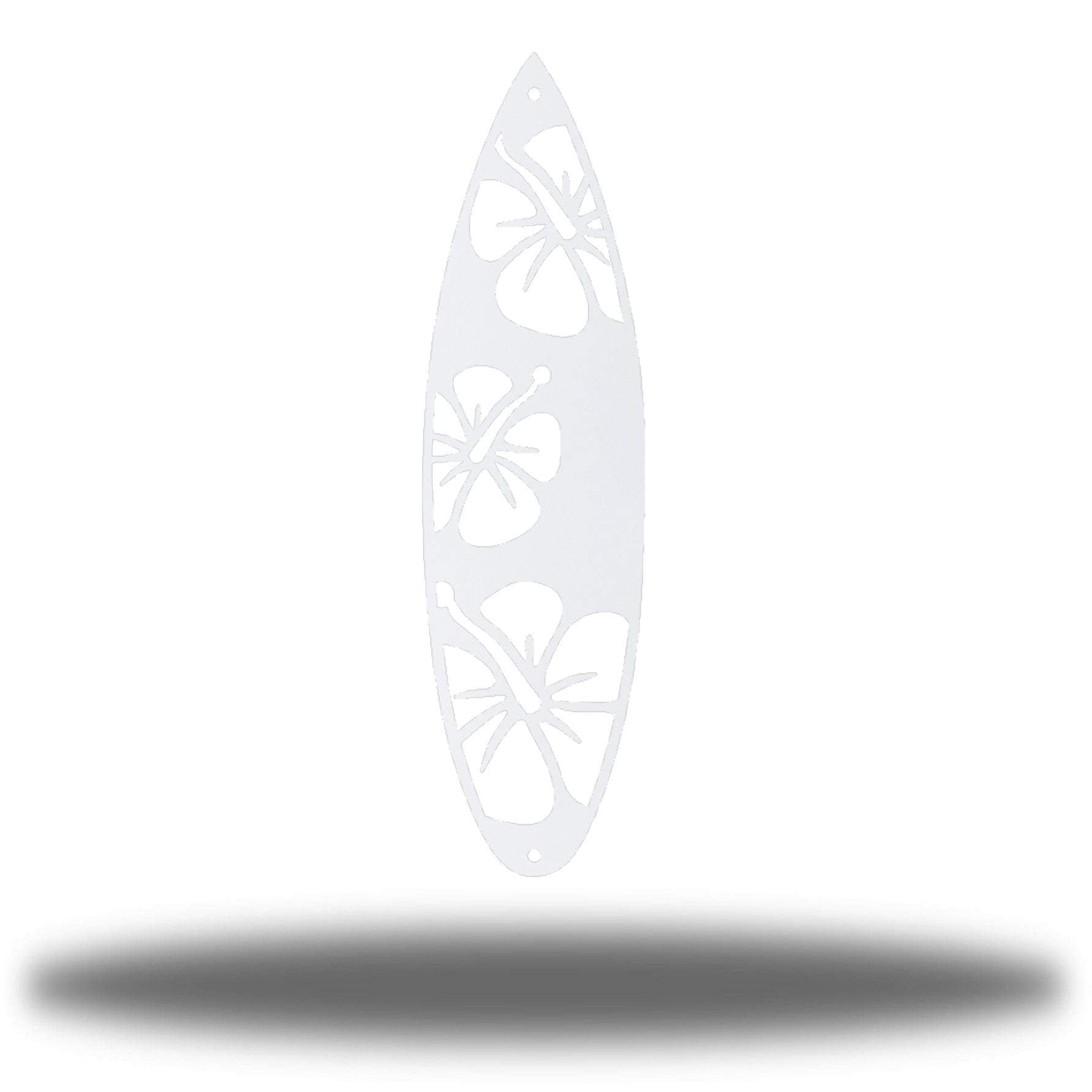Riverside Designs-Flower Surfboard (CLEARANCE)-Metal Wall Art Décor