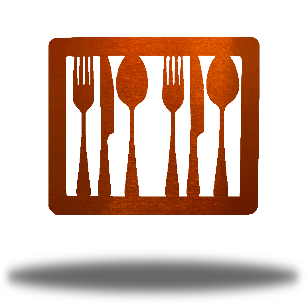 Riverside Designs-Cutlery Napkin Holder-Metal Wall Art Décor