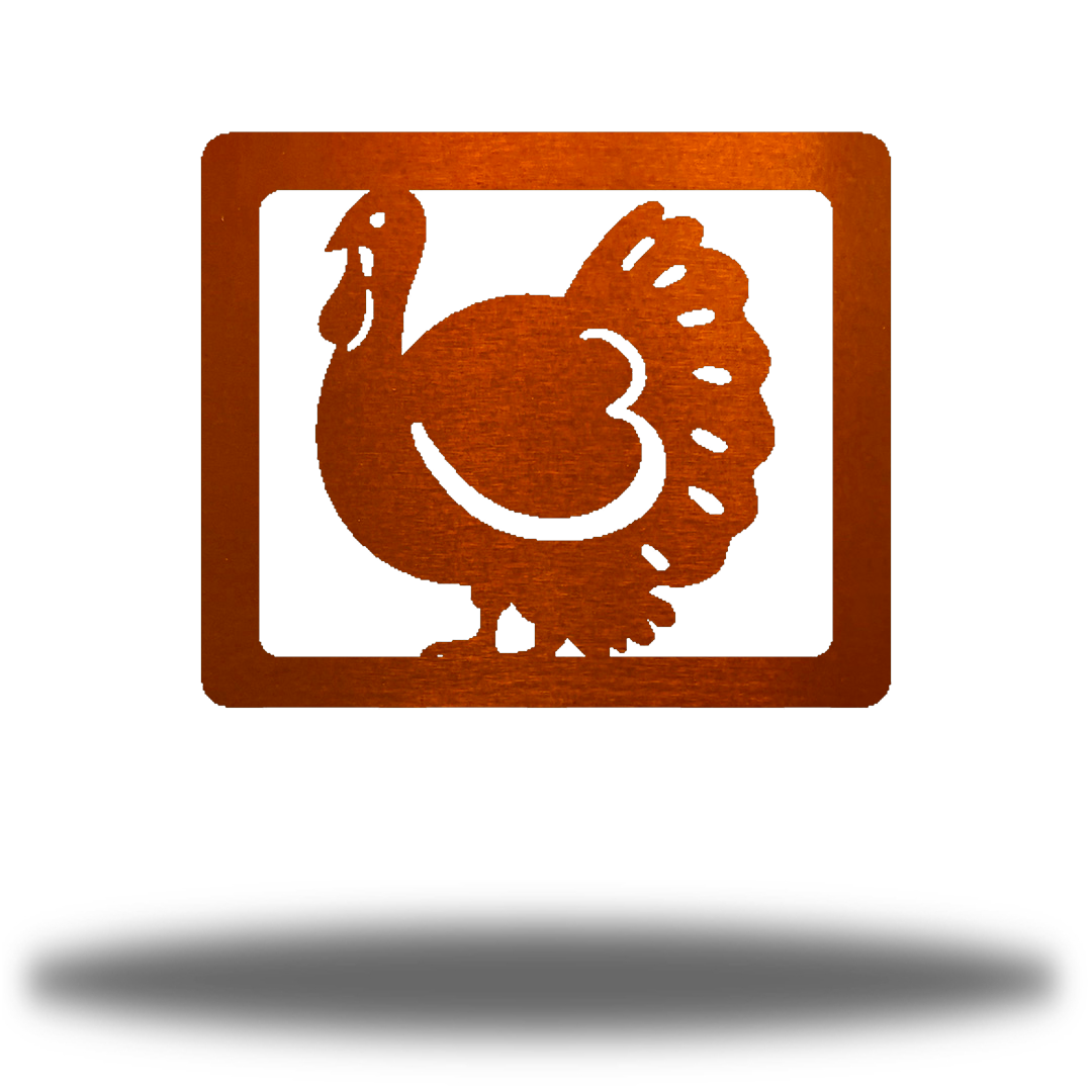 Riverside Designs-Framed Turkey Napkin Holder-Metal Wall Art Décor