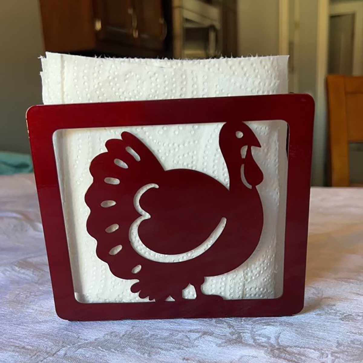 Riverside Designs-Framed Turkey Napkin Holder-Metal Wall Art Décor