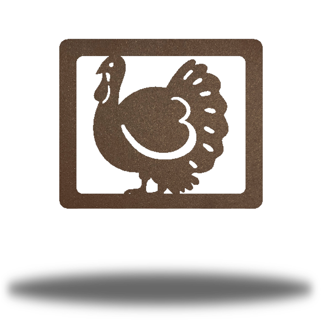 Riverside Designs-Framed Turkey Napkin Holder-Metal Wall Art Décor