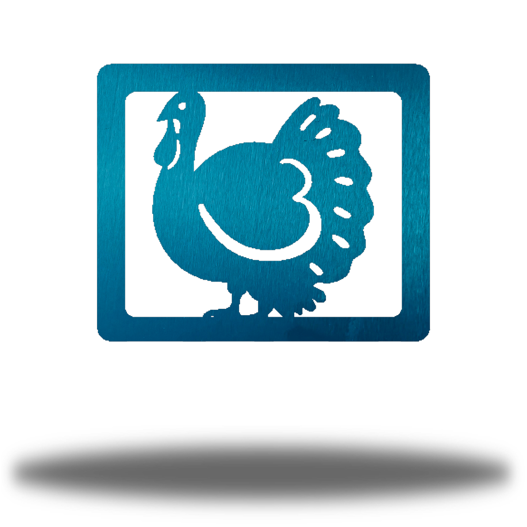 Riverside Designs-Framed Turkey Napkin Holder-Metal Wall Art Décor