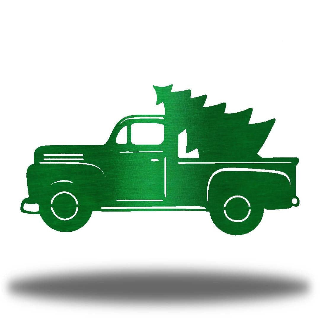 Riverside Designs-Christmas Truck-Metal Wall Art Décor