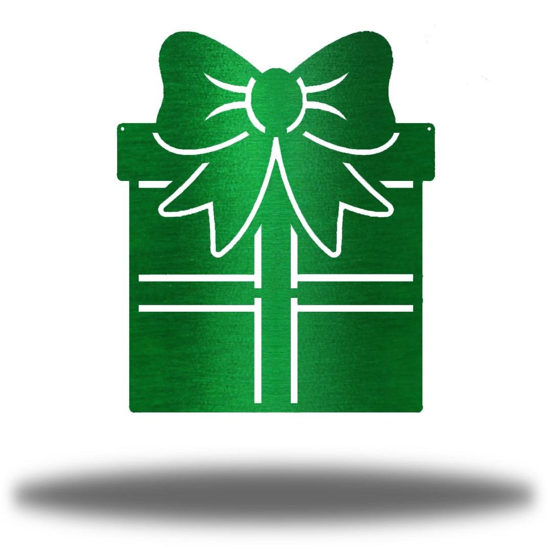 Riverside Designs-Classic Christmas Present-Metal Wall Art Décor