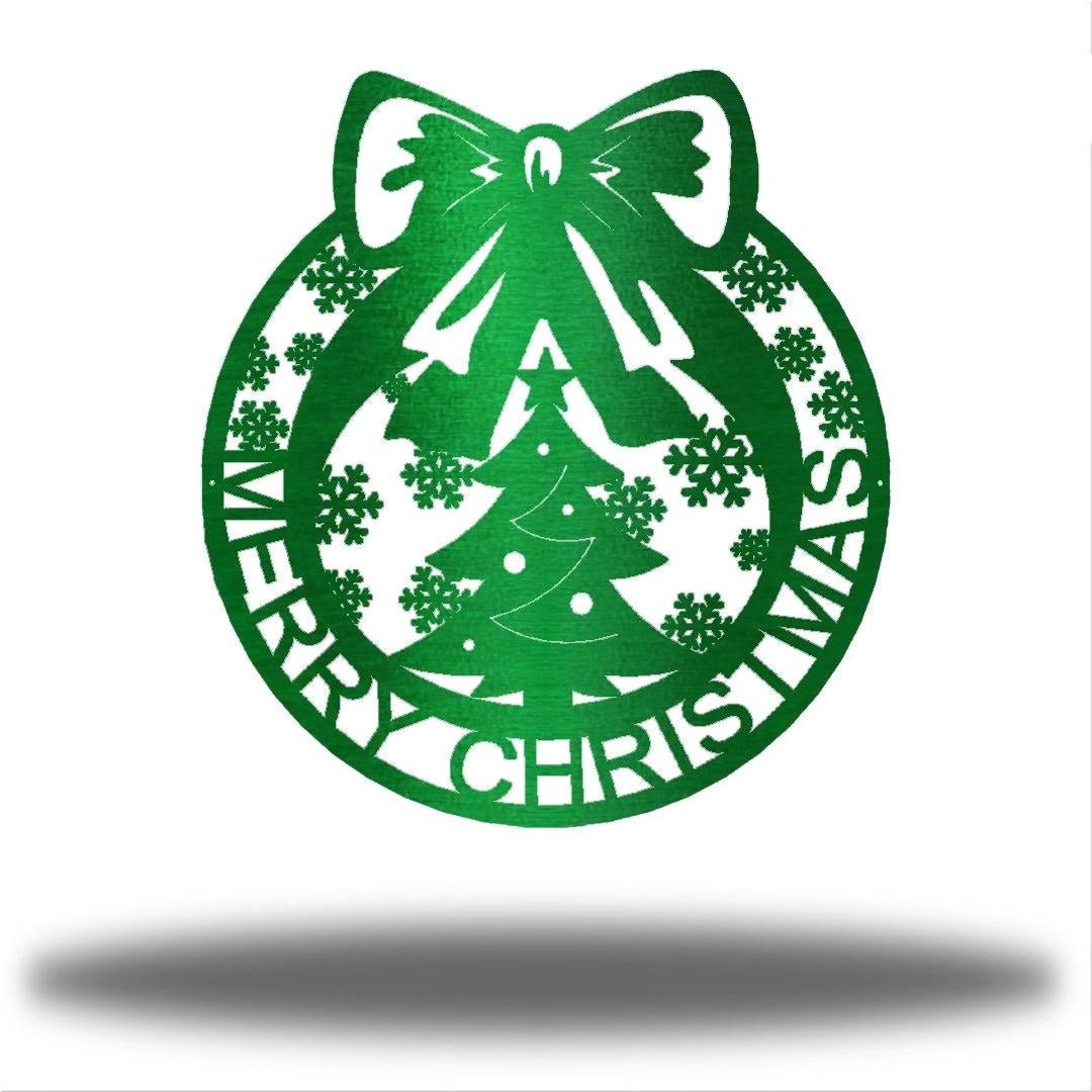 Riverside Designs-Merry Christmas Wreath-Metal Wall Art Décor