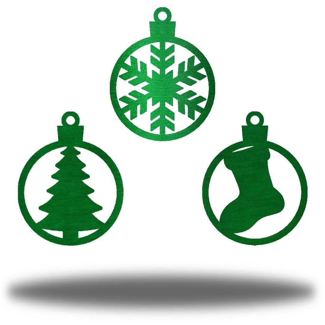 Riverside Designs-Christmas Ornament Bundle-Metal Wall Art Décor