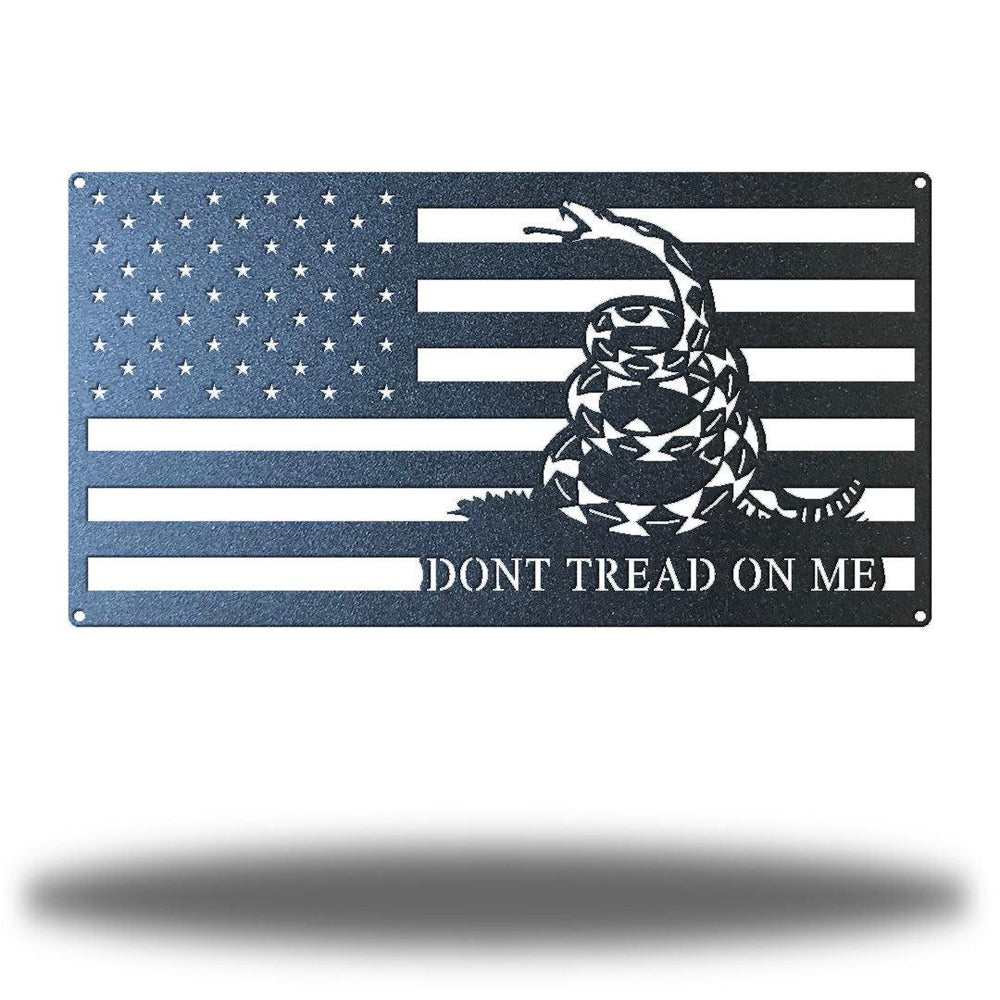 Riverside Designs-Gadsden Rectangle Flag-Metal Wall Art Décor